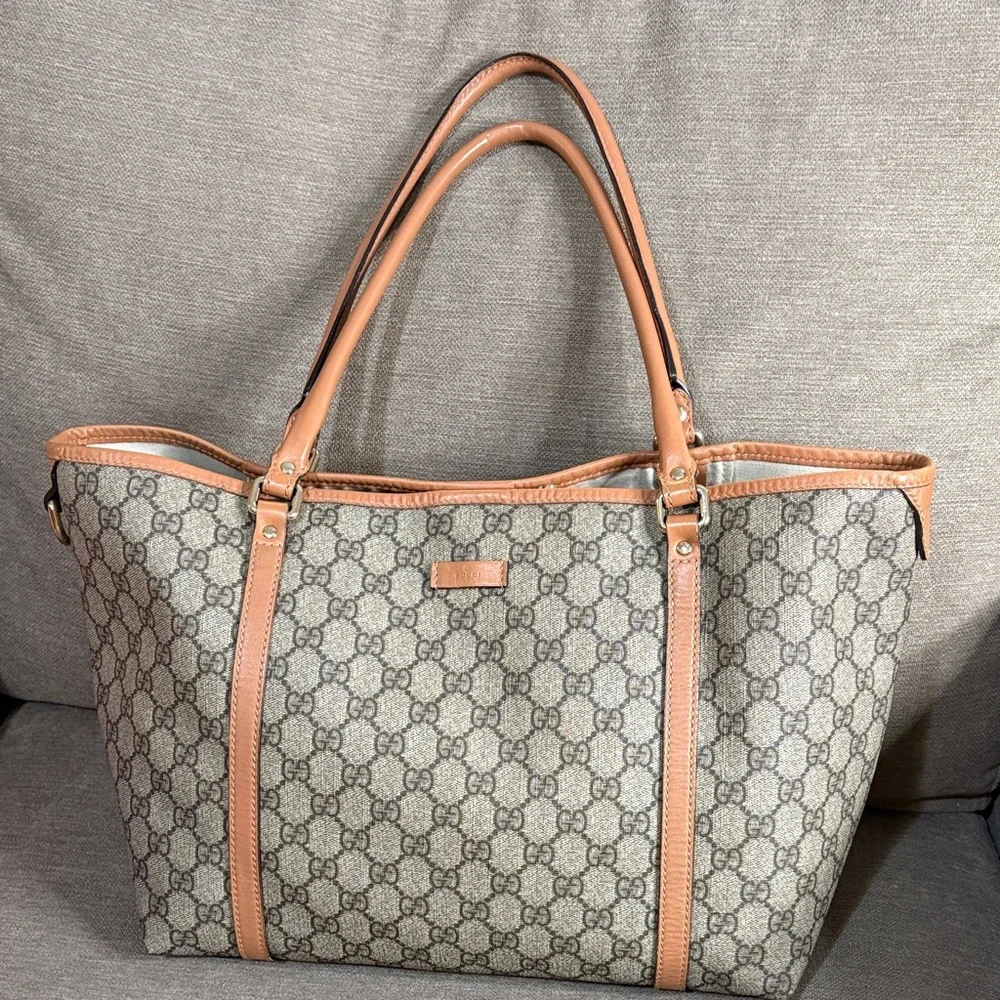 Authentic Gucci Joy GG Supreme Canvas  Tote - Picture 3 of 17